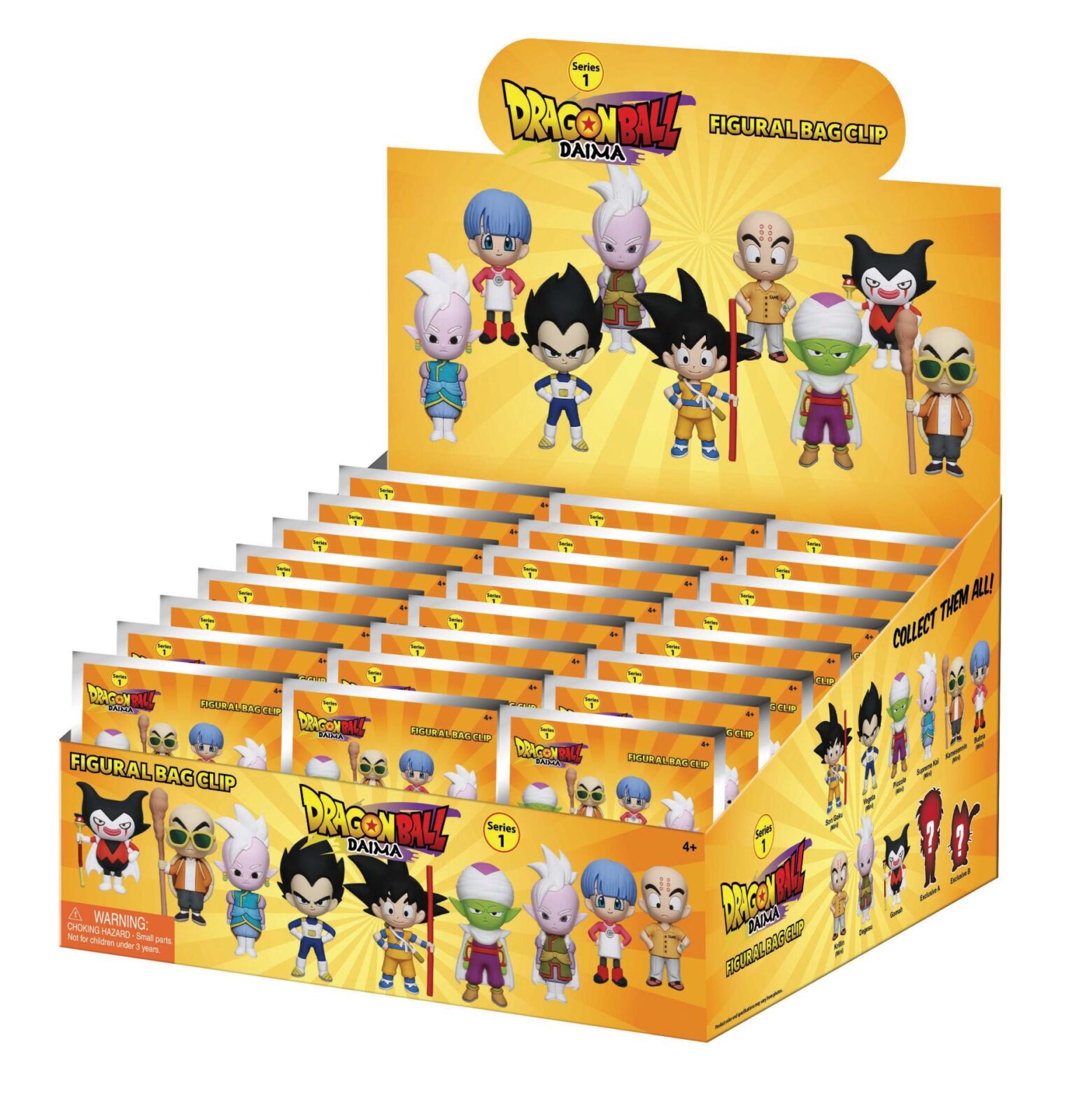 Clip ferma sacchetti Dragon Ball Daima Blind Box Display (24) DS Modellismo Clip ferma sacchetti Dragon Ball Daima Blind