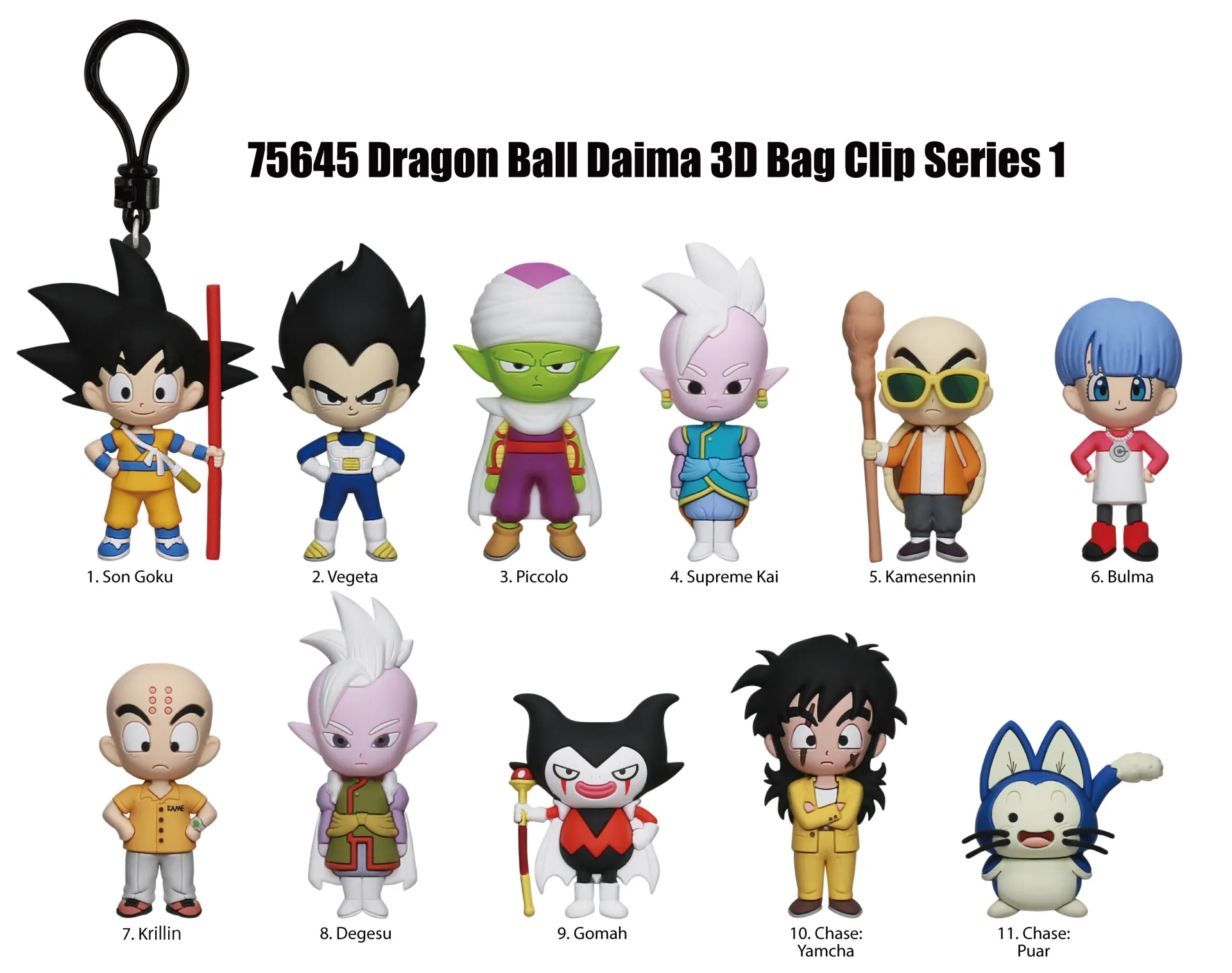Clip ferma sacchetti Dragon Ball Daima Blind Box Display (24) DS Modellismo Clip ferma sacchetti Dragon Ball Daima Blind