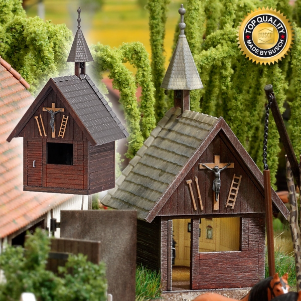 Chiesetta Montagna HO DS Modellismo Chiesetta Montagna Ho scala H0 1/87 Busch
