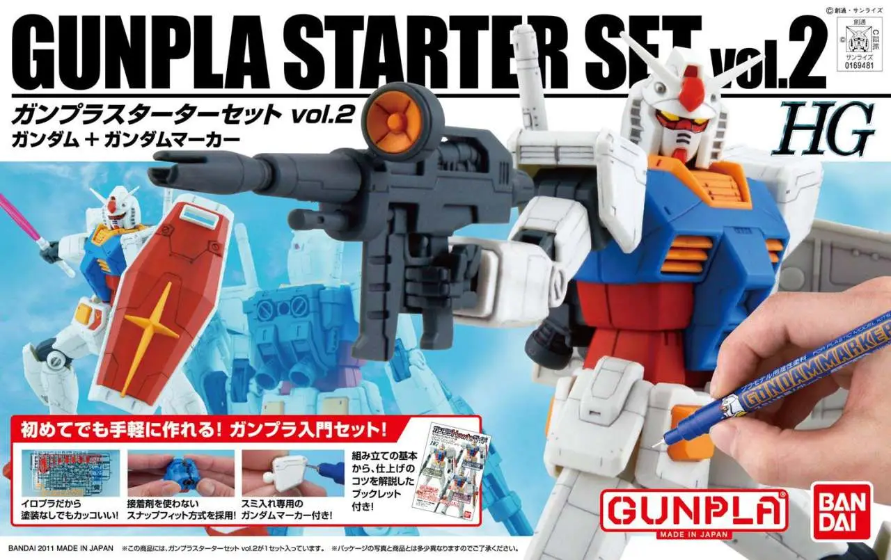 HGUC Gunpla Starter Set 2 1/144 DS Modellismo Hguc Gunpla Starter Set 2 scala 1/144
