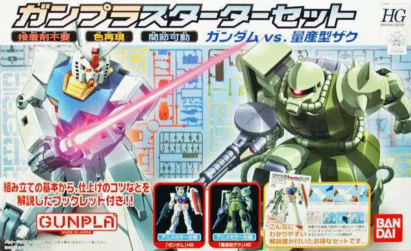 HGUC Gunpla Starter Set 1 1/144 DS Modellismo Hguc Gunpla Starter Set 1 scala 1/144