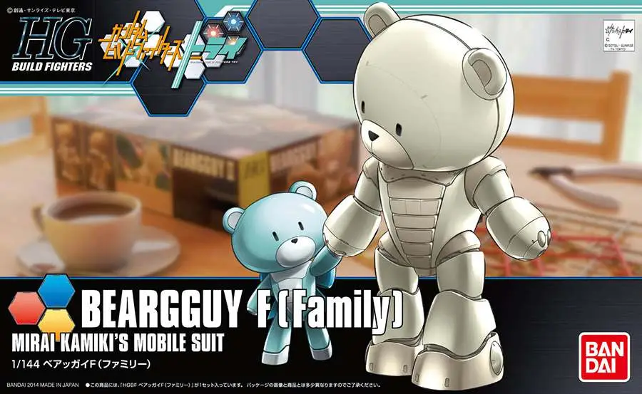 HGBF Beargguy III F Family 1/144 DS Modellismo Hgbf Beargguy III F Family scala 1/144