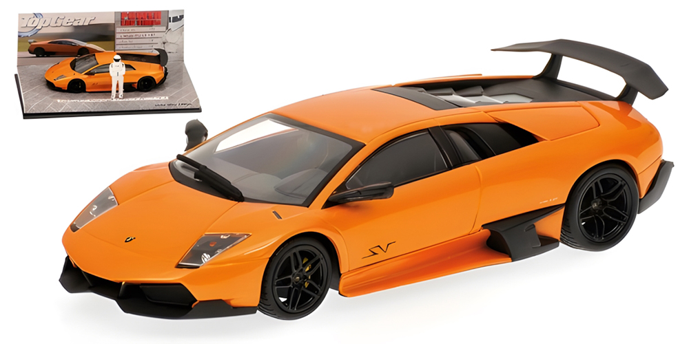 Lamborghini Murcielago LP 670-4 SV 2009 Orange Top Gear DS Modellismo Lamborghini Murcielago Lp 670-4 scala 1/43