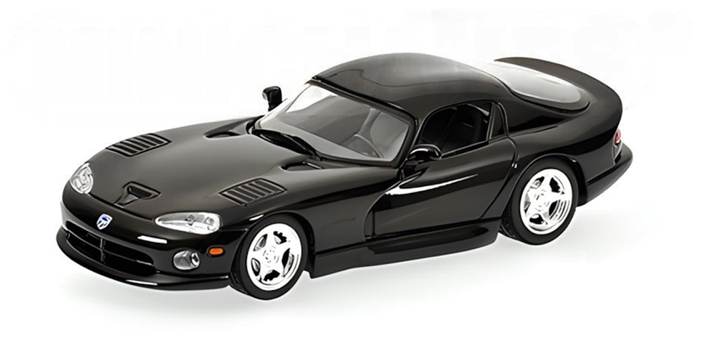 Dodge Viper Coupe 1993 Black DS Modellismo Dodge Viper Coupe 1993 Black scala 1/43