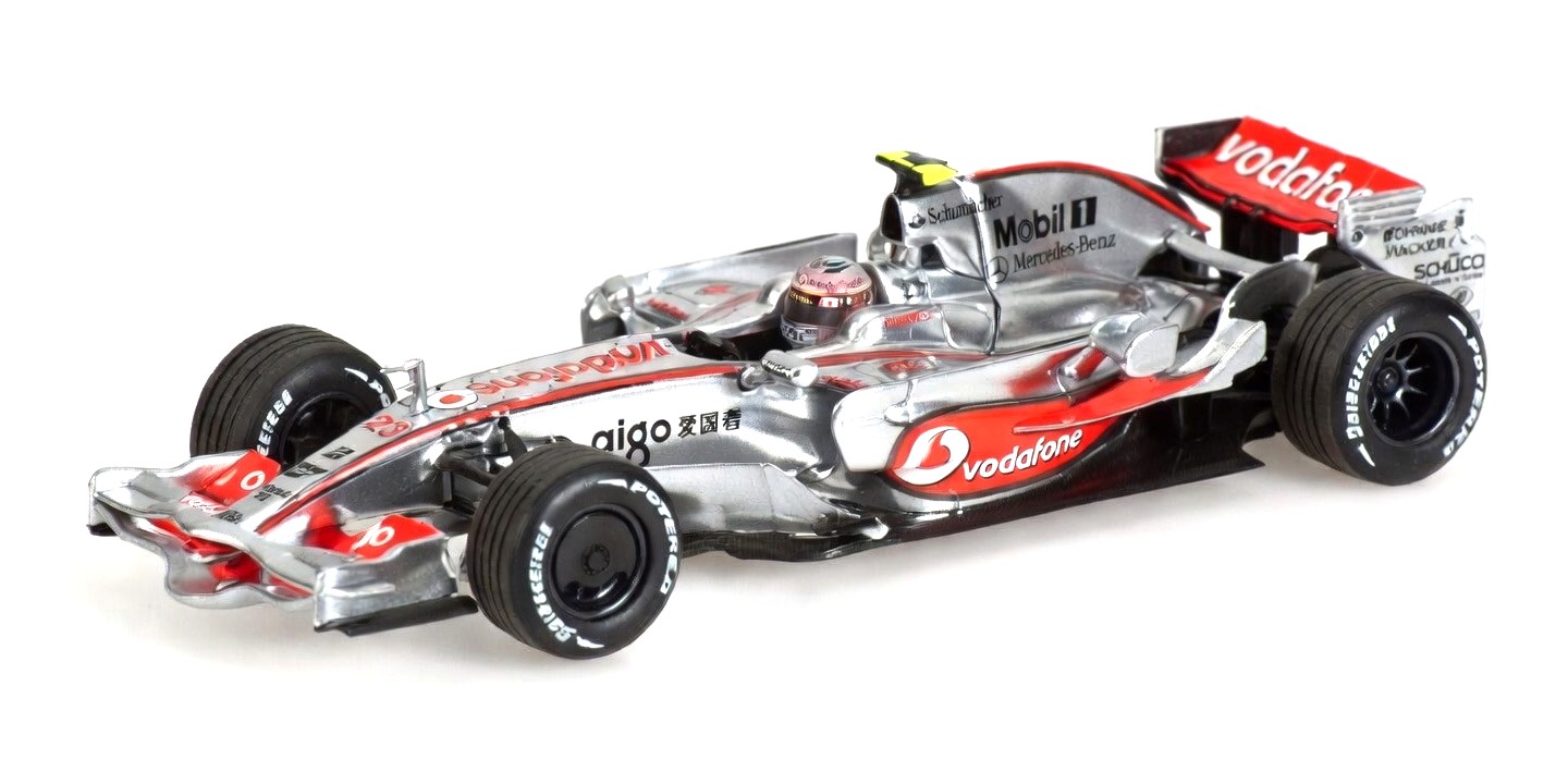 McLAREN Mercedes MP4/23 H. Kovalainen 2008 DS Modellismo McLAREN Mercedes MP4/23 H. scala 1/43