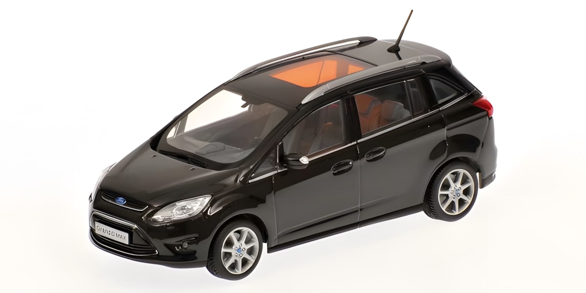 Ford C Max Grande 2010 Black Metallic DS Modellismo Ford C Max Grande 2010 Black scala 1/43