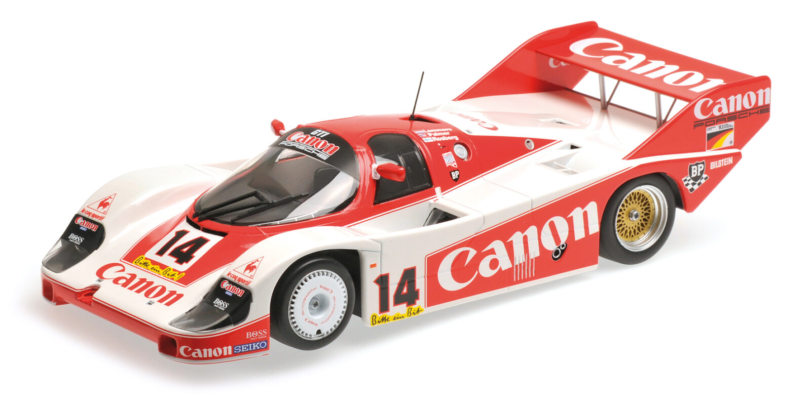 Porsche 956K Canon Racing Rosberg Lammers 3RD Place 1000KM Nurburgring 1983 DS Modellismo Porsche 956K Canon Racing Rosberg scala 1/18