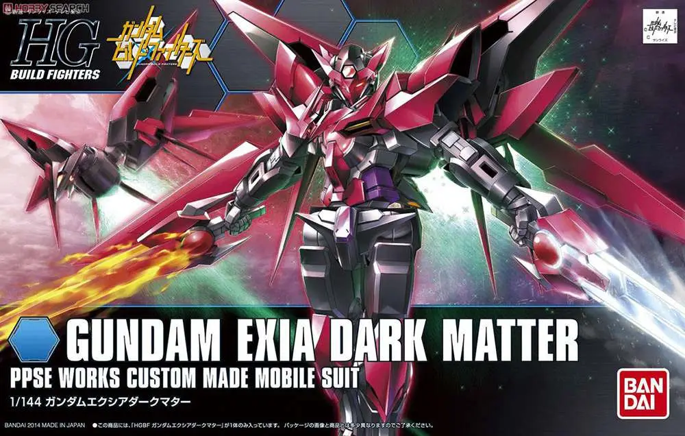 HGBF Gundam Exia Dark Matter 1/144 DS Modellismo Hgbf Gundam Exia Dark Matter scala 1/144