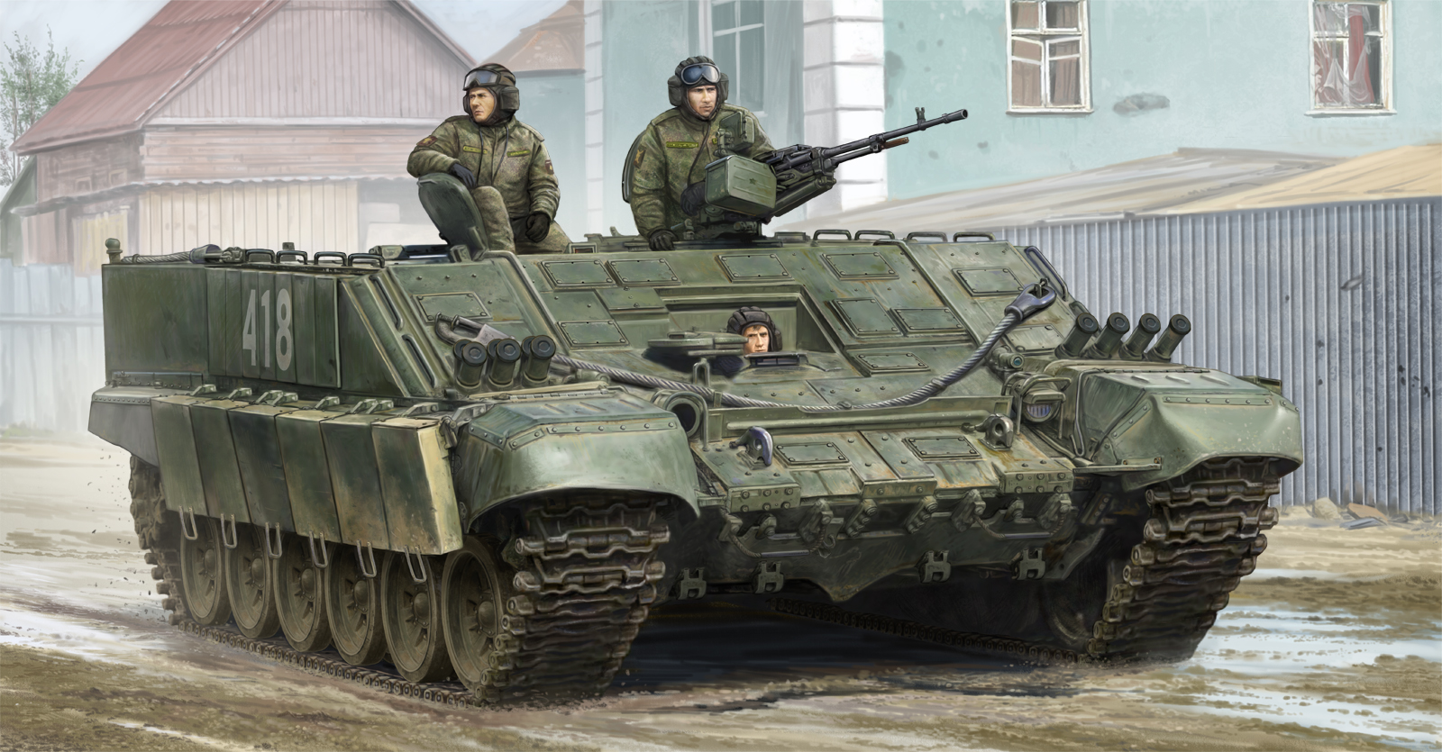 Russian Bmo-t Hapc DS Modellismo Russian Bmo-t Hapc scala 1/35 Trumpeter Kit