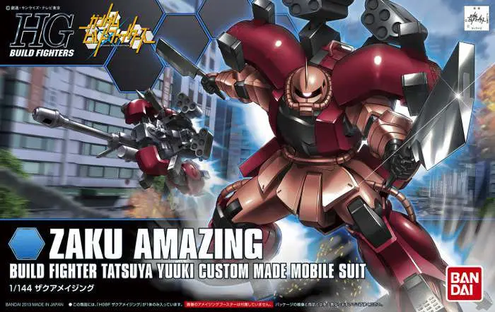 HGBF Zaku Amazing 1/144 DS Modellismo Hgbf Zaku Amazing scala 1/144