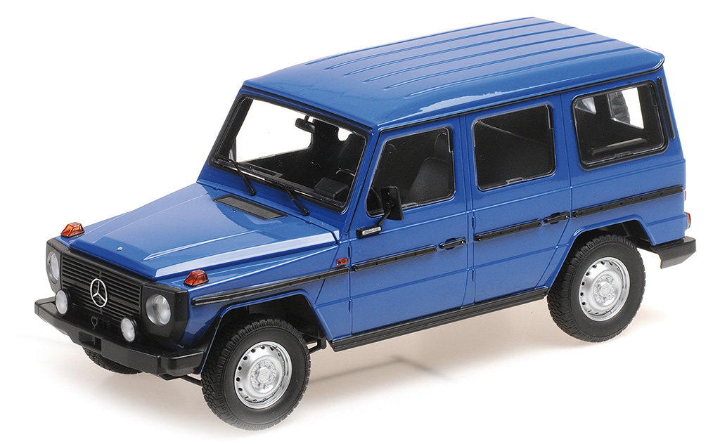 Mercedes Benz G-model Long (W460) Dark Blue 1980 DS Modellismo Mercedes Benz G-model Long Dark scala 1/18