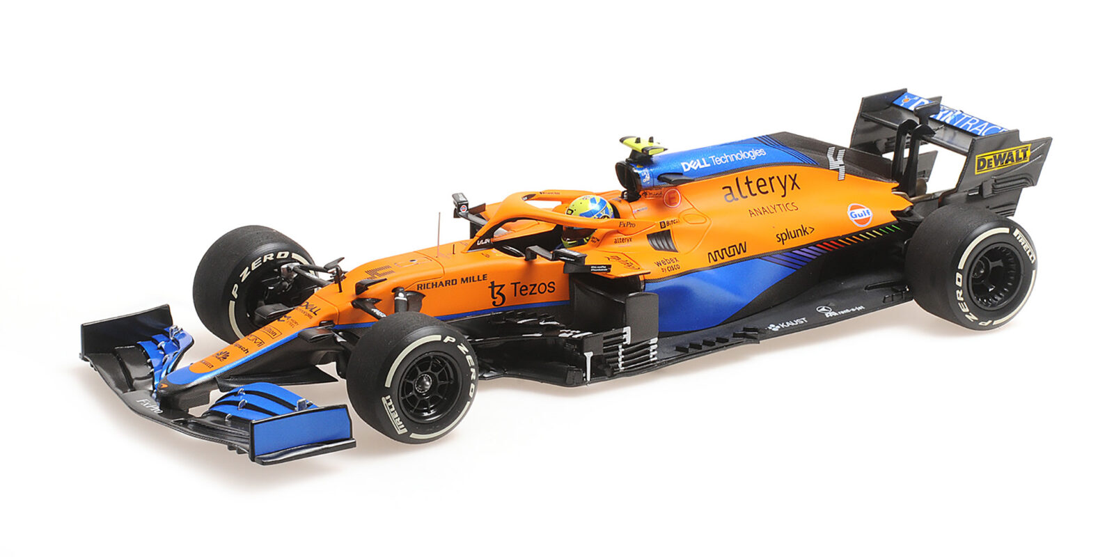 McLAREN F1 Team MCL35M Lando Norris 2ND Place Italian GP 2021 DS Modellismo McLAREN F1 Team MCL35M Lando scala 1/18