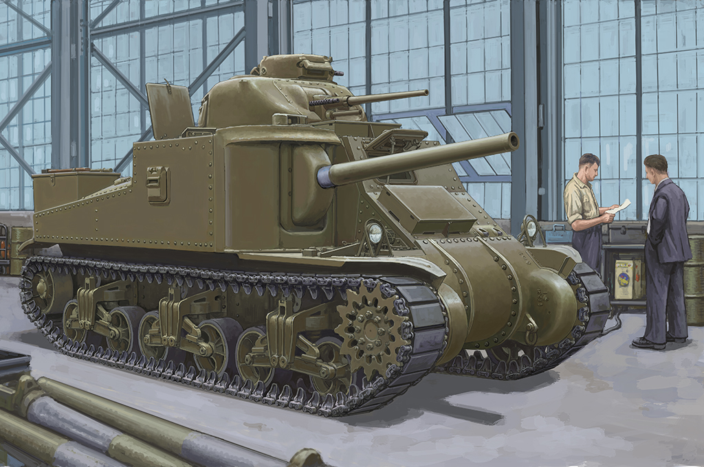 M3A4 Medium Tank DS Modellismo M3A4 Medium Tank scala 1/35 I Love Kit