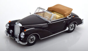 Mercedes 300SC W188 Cabrio Black scala 1/18