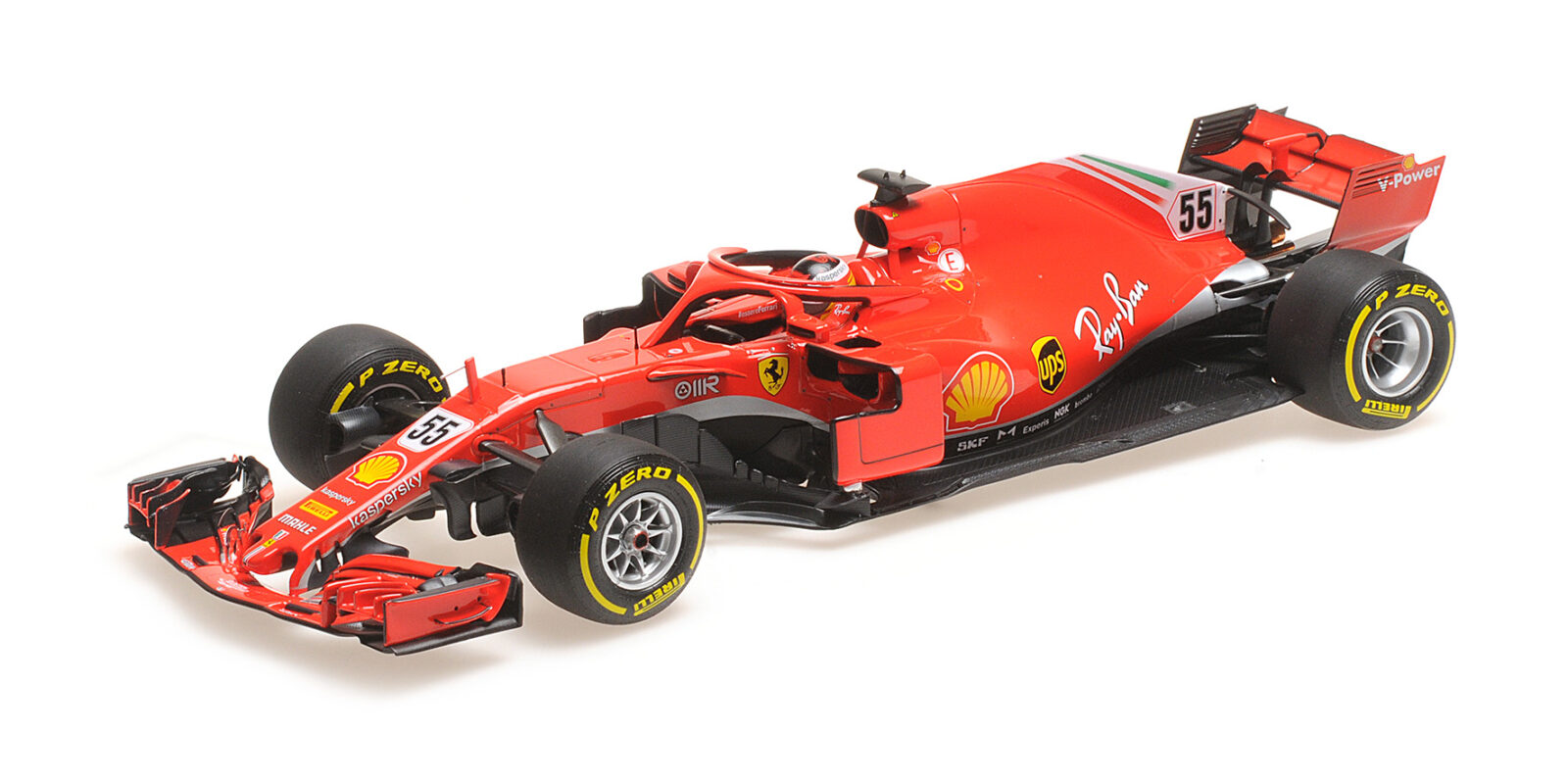 Ferrari SF71H Carlos Sainz Testing Fiorano January 2021 DS Modellismo Ferrari SF71H Carlos Sainz scala 1/18