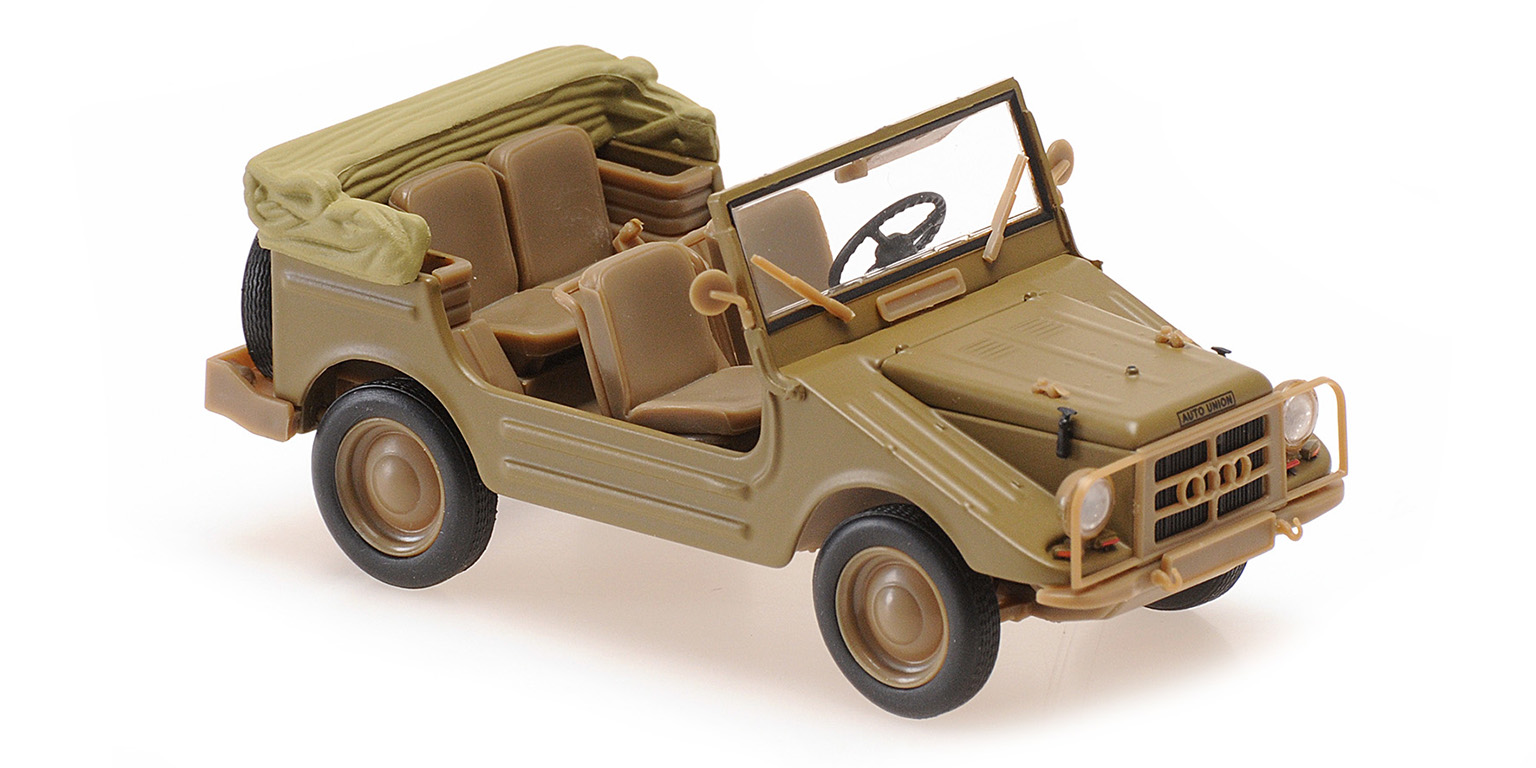 Dkw Munga Khakigrey Satin 1955 DS Modellismo Dkw Munga Khakigrey Satin scala 1/43