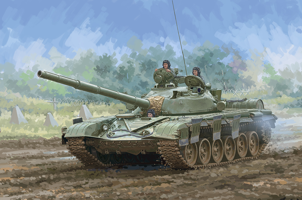 T-72M Mbt DS Modellismo T-72M Mbt scala 1/35 Trumpeter Kit