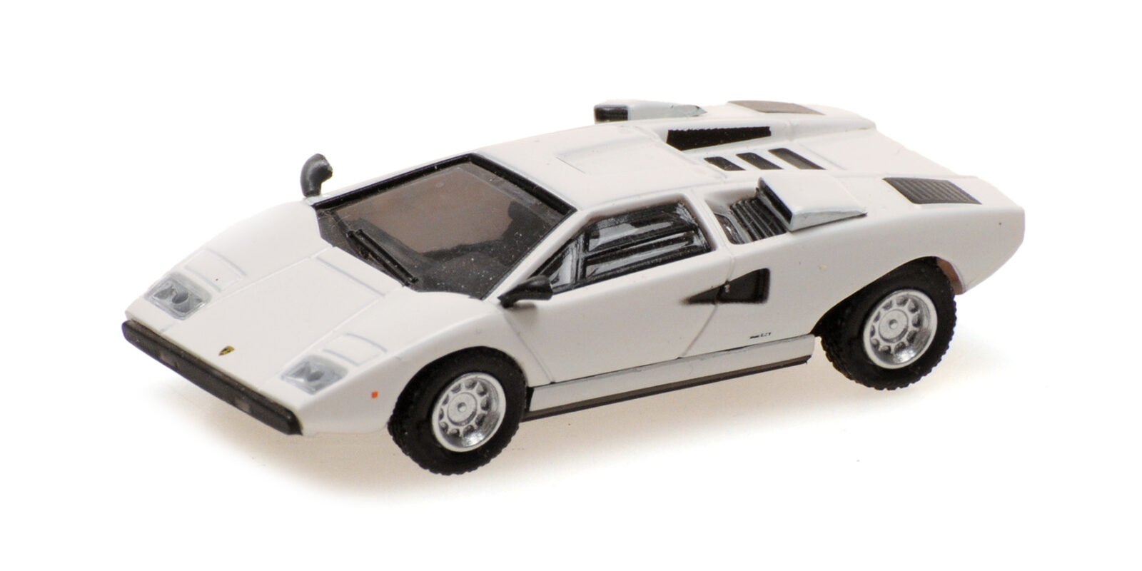 Lamborghini Countach LP 400 White 1974 DS Modellismo Lamborghini Countach Lp 400 White scala H0