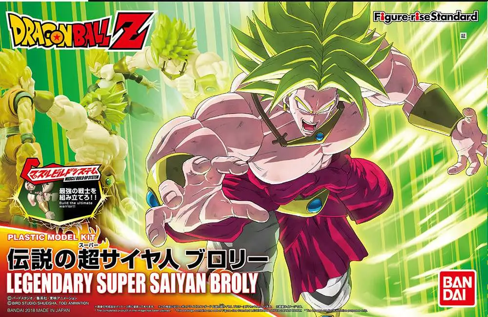 Figure Rise Leg Super Saiyan Broly DS Modellismo Rise Leg Super Saiyan Broly