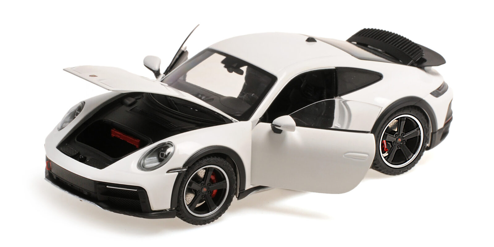 Porsche 911 Dakar White 2022 DS Modellismo Porsche 911 Dakar White scala 1/18
