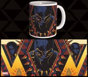 Tazza Black Panther Tribal SEMIC