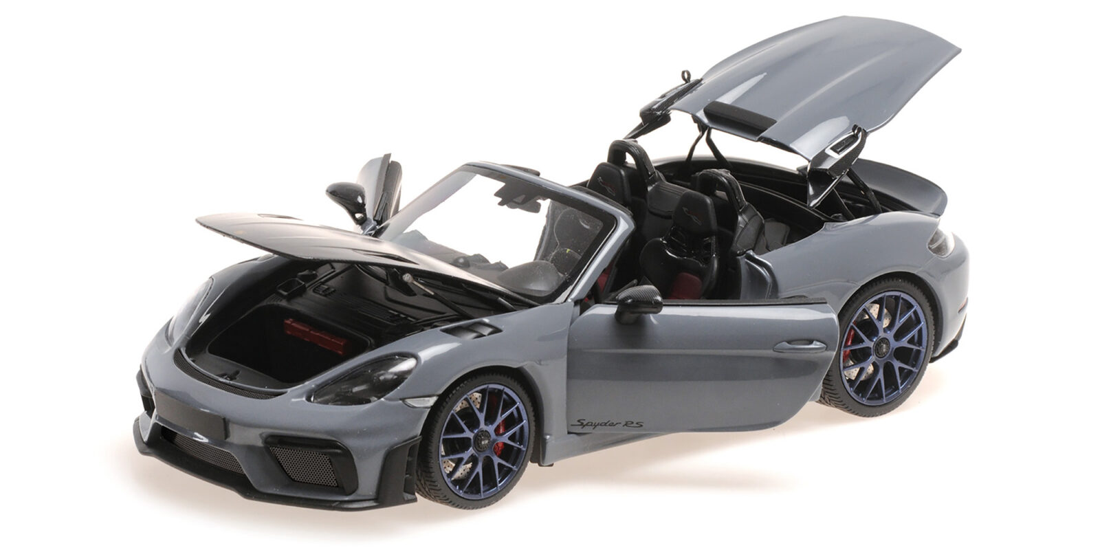 Porsche Spyder RS Grey with Weissach Package 2024 DS Modellismo Porsche Spyder RS Grey scala 1/18