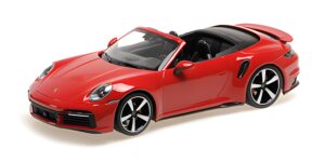 Porsche 911 Turbo S Cabriolet Red scala 1/18