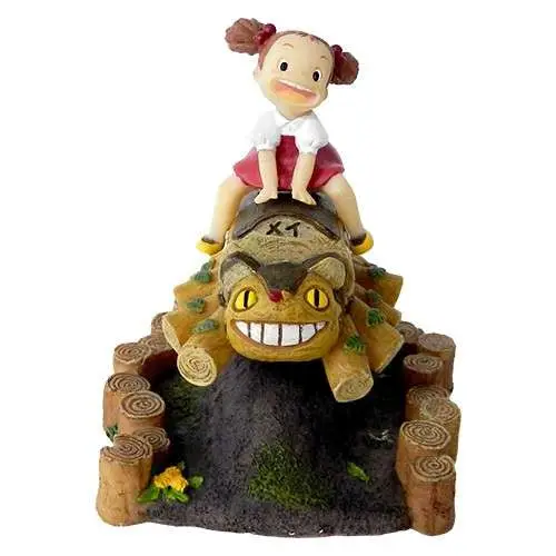 Statua Totoro Mei ON Nekobus DS Modellismo Statua Totoro Mei On Nekobus STUDIO GHIBLI