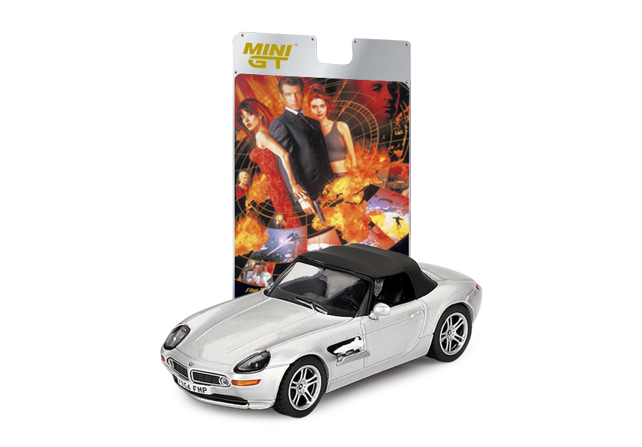 Bmw Z8 the World IS Not Enough 1999 007 James Bond Chinese Blister Mini-gt DS Modellismo Bmw Z8 World Is Not Enough 1999 scala 1/64