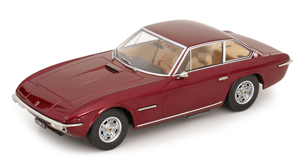 Lamborghini Islero S Red Metallic 1969 DS Modellismo Lamborghini Islero S Red Metallic scala 1/18