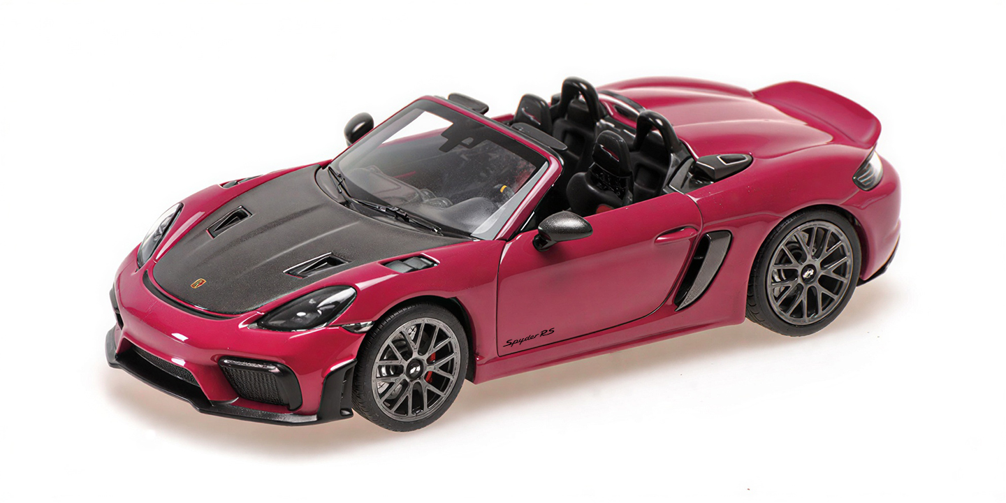 Porsche Spyder RS Rubystar with Weissach Package 2023 DS Modellismo Porsche Spyder RS Rubystar scala 1/43