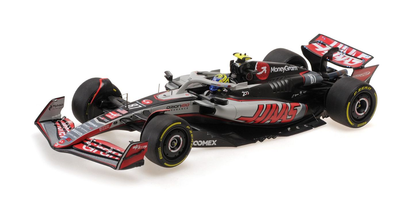 Moneygram Haas VF-25 Oliver Bearman Canada GP 2025 DS Modellismo Moneygram Haas VF-25 Oliver scala 1/18