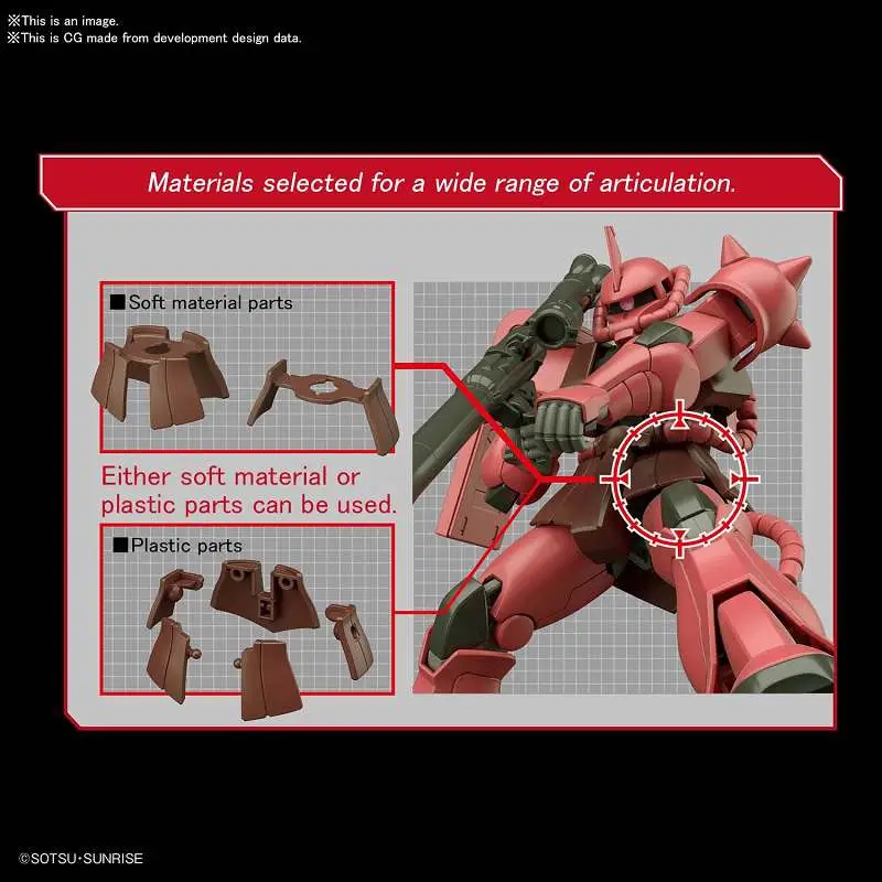 HG Zaku II MS-06S 1/144 DS Modellismo Hg Zaku II MS-06S scala 1/144