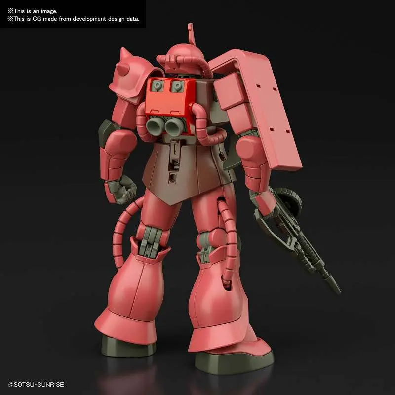 HG Zaku II MS-06S 1/144 DS Modellismo Hg Zaku II MS-06S scala 1/144