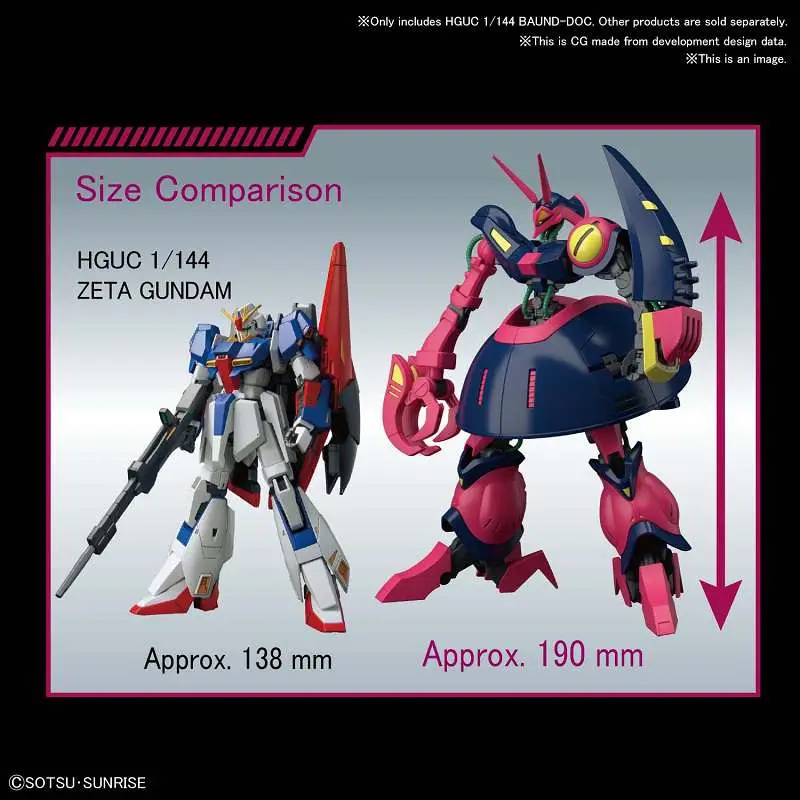 HGUC Bound-Doc 1/144 DS Modellismo Hguc Bound-Doc scala 1/144