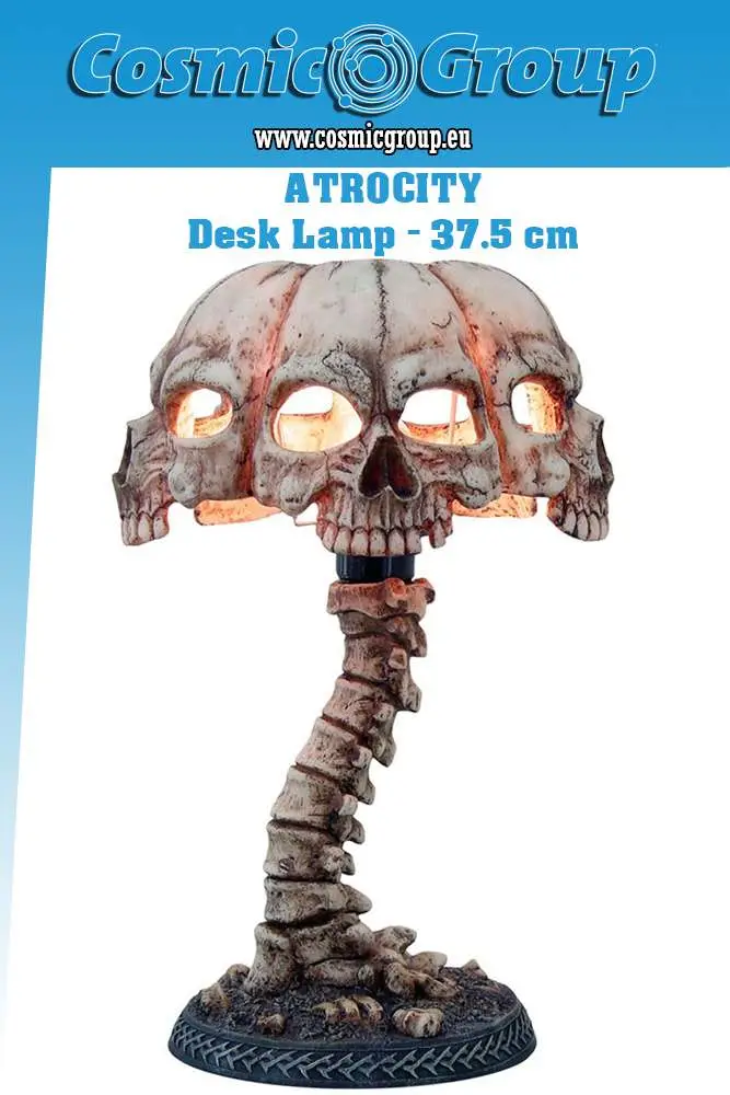Atrocity Natural Bone Skull N Spine Lamp DS Modellismo Atrocity Natural Bone Skull N Spine Lamp