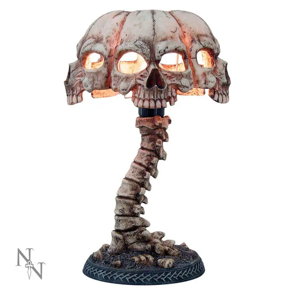 Atrocity Natural Bone Skull N Spine Lamp DS Modellismo Atrocity Natural Bone Skull N Spine Lamp