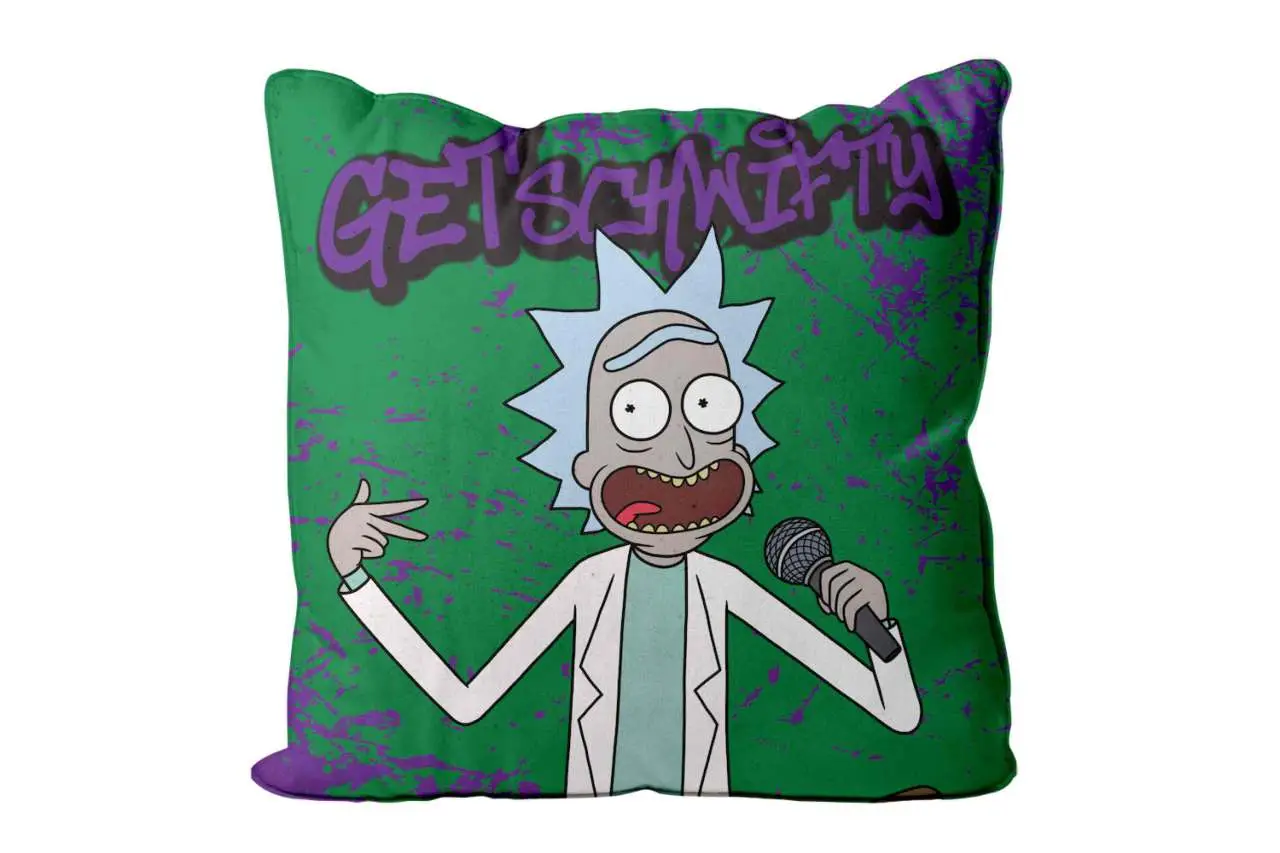 Cuscino Rick Y Morty Get Schwifty Square DS Modellismo Cuscino Rick Y Morty Get Schwifty Square