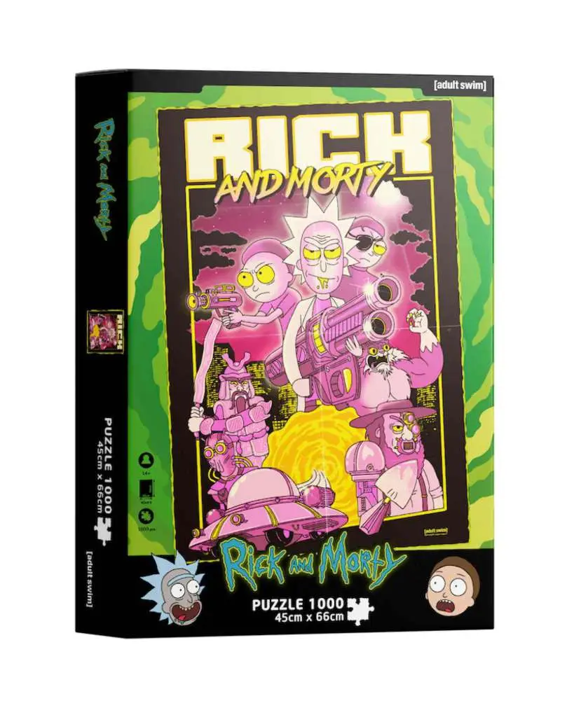 Rick&morty Retro Poster 1000 pcs Puzzle DS Modellismo Rick&morty Retro Poster 1000 Puzzle SD TOYS