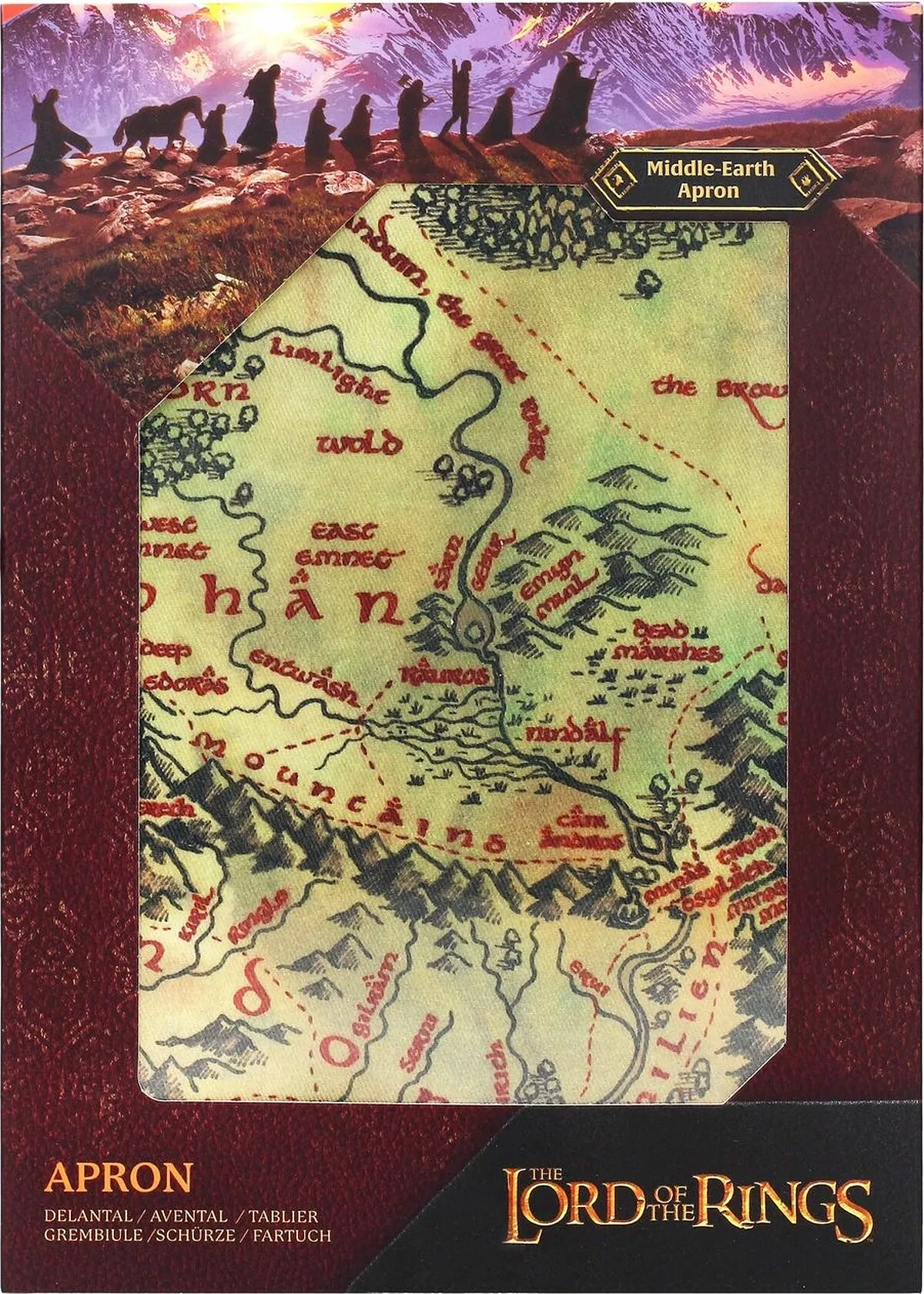 Grembiule Lotr Map DS Modellismo Grembiule Lotr Map