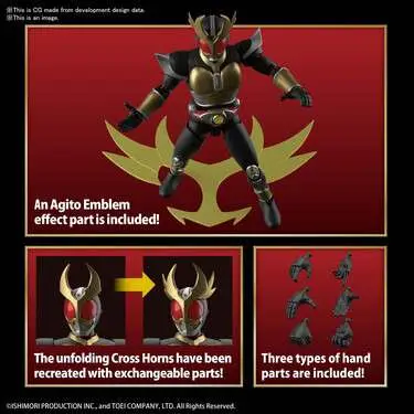 Figure Rise Masked Rider Agito Ground F DS Modellismo Rise Masked Rider Agito Ground F