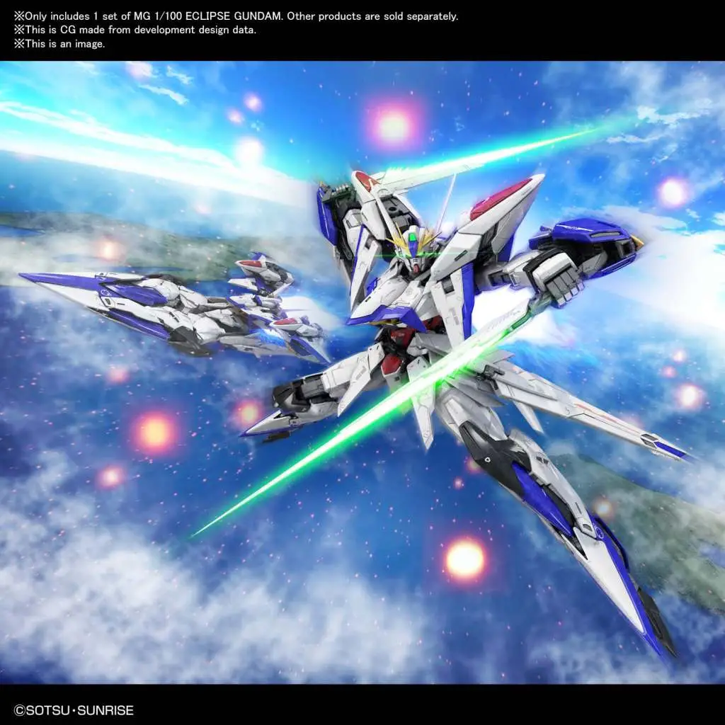MG Gundam Eclipse 1/100 DS Modellismo MG Gundam Eclipse scala 1/100