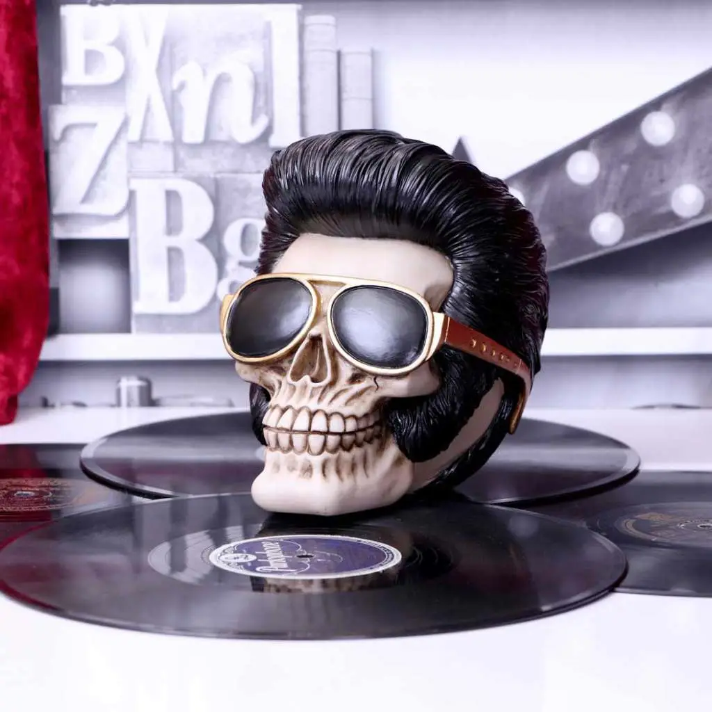 Decorazione The King OF Rock Skull 17 cm DS Modellismo Decorazione King Rock Skull NEMESIS NOW