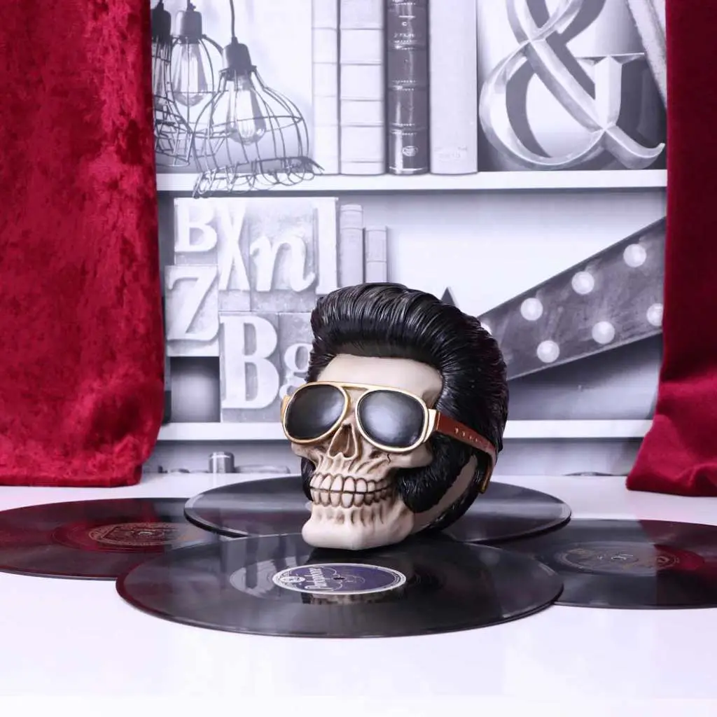 Decorazione The King OF Rock Skull 17 cm DS Modellismo Decorazione King Rock Skull NEMESIS NOW