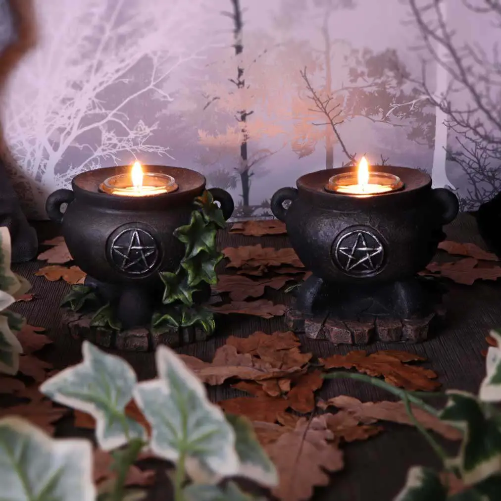 Porta candele Ivy Cauldron set da 2 DS Modellismo Porta candele Ivy Cauldron da 2
