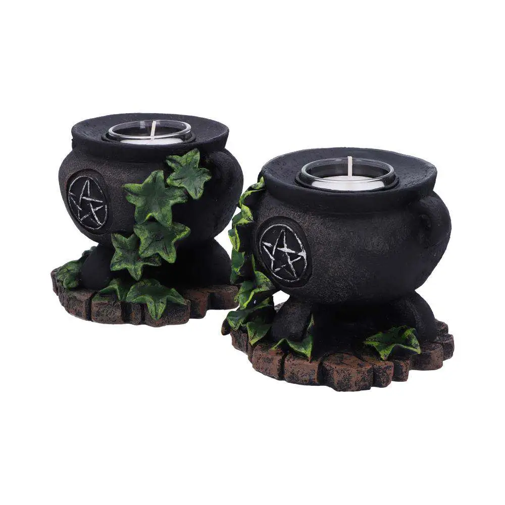 Porta candele Ivy Cauldron set da 2 DS Modellismo Porta candele Ivy Cauldron da 2