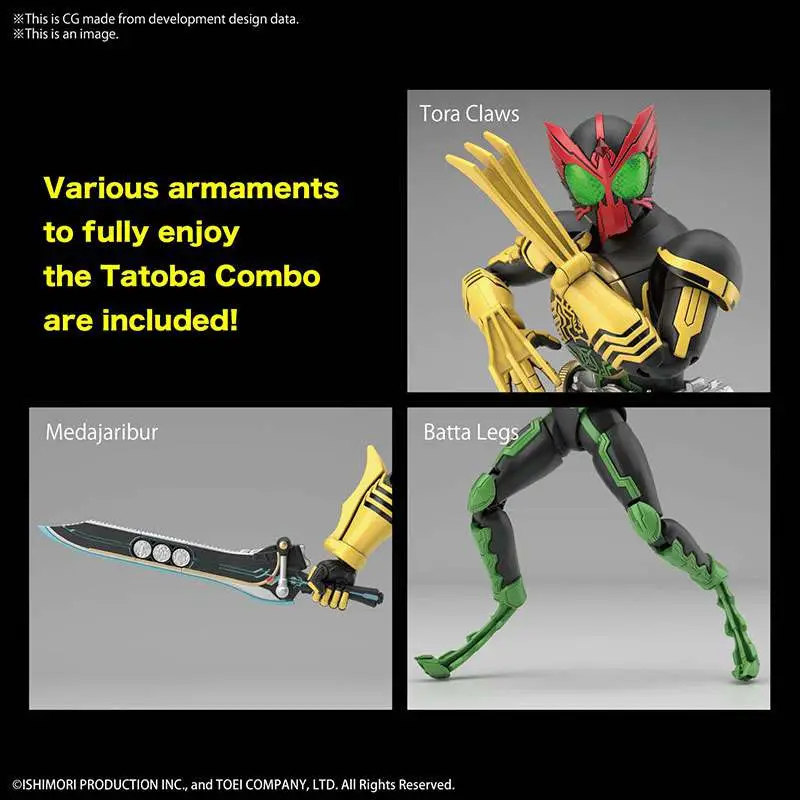 Figure Rise Kamen Rider Ooo Tatoba Combo DS Modellismo Rise Kamen Rider Ooo Tatoba Combo