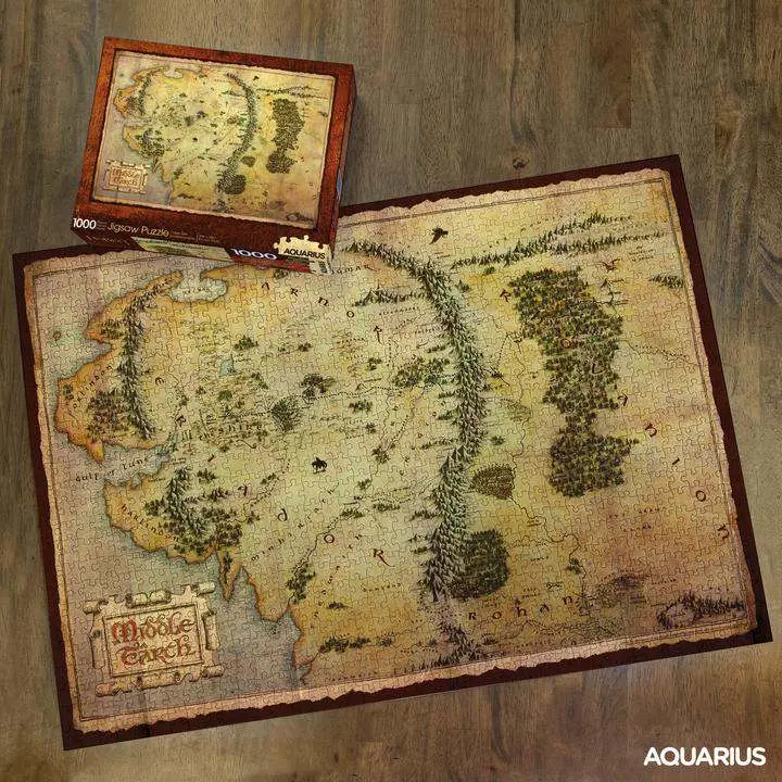The Hobbit Map 1000PCS Puzzle DS Modellismo Hobbit Map 1000PCS Puzzle AQUARIUS ENT