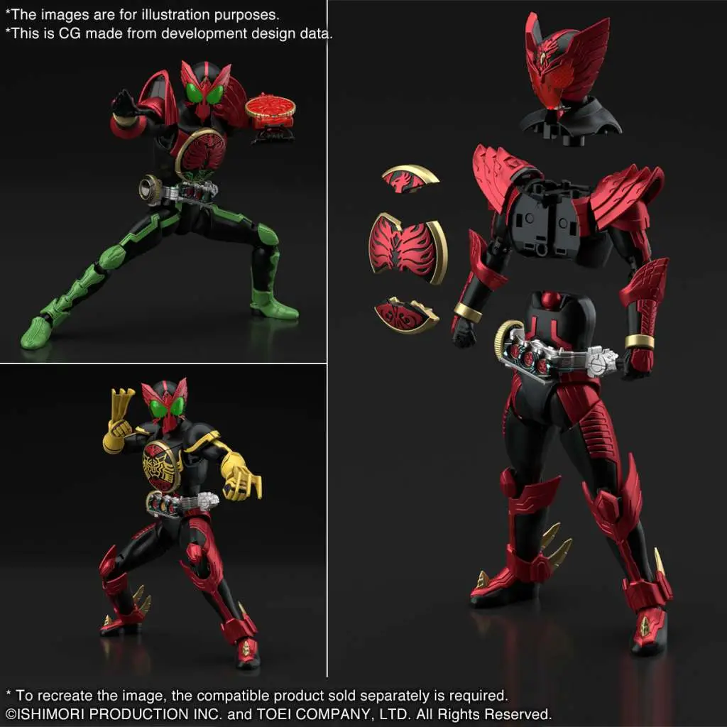 Figure Rise Kamen Rider Ooo Tajadoru Com DS Modellismo Rise Kamen Rider Ooo Tajadoru Com