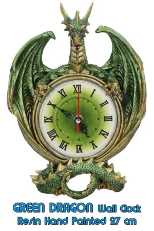 Green Dragon Wall Clock NEMESIS NOW
